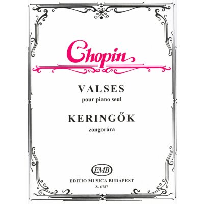 Chopin, Frédéric VALSES sólo klavír