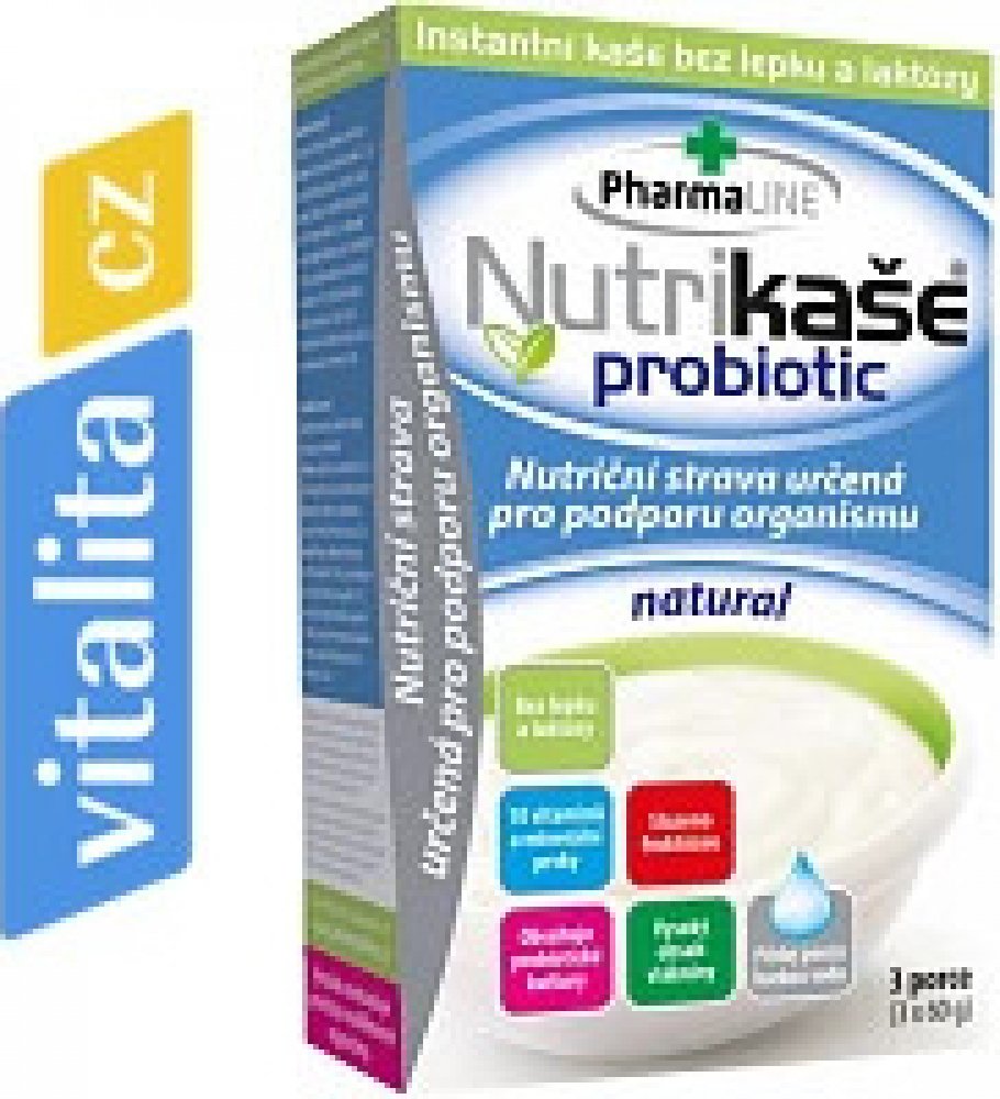 Nutrikaše probiotic natural 180 g 3x60 g