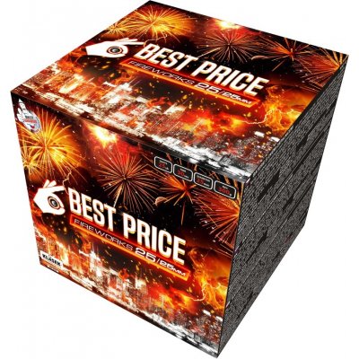 Kompaktní ohňostroj 25 ran 25 mm Best Price Wild Fire