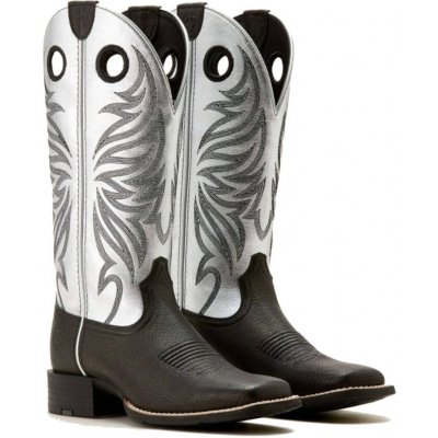 *W* Ariat Round Up Ryder dámské dark carbon/antique silver – Zboží Dáma