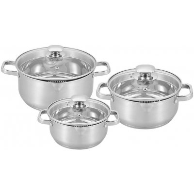 CS Solingen Sada nádobí s cedící poklicí nerez Leipzig CS 066574 6 ks – Zboží Dáma
