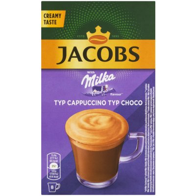 Jacobs Cappuccino Milka Choco 8 x 15,8 g – Zboží Mobilmania