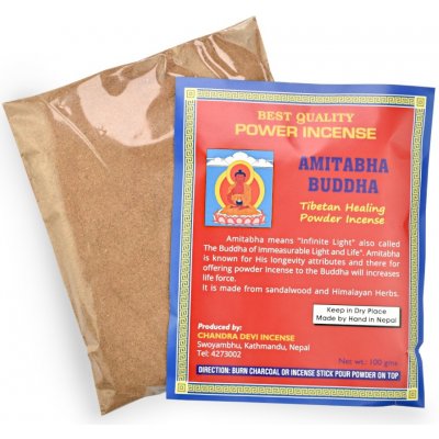Nepál Tibetský vonný prášek Chandra Devi Amitabha Buddha 100 g – Hledejceny.cz