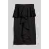 Dámská sukně Karl Lagerfeld Hun's Pick Ruffle Skirt černá
