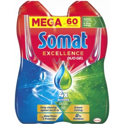 Somat Excellence Duo Gel 2 x 540 ml 60 PD – Zbozi.Blesk.cz