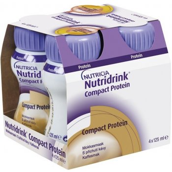 NUTRIDRINK COMPACT PROTEIN S PŘÍCHUTÍ KÁVY POR SOL 4X125ML