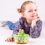 Bigjigs Toys dřevěná hrací skříňka woodland – Hledejceny.cz