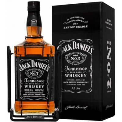 Jack Daniel's 40% 3 l (dárkové balení kolébka) – Hledejceny.cz