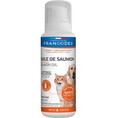 Francodex Salmon Oil lososový olej pro psy,kočky 200ml – Zboží Mobilmania
