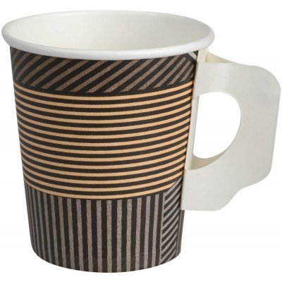 COpack Papírový kelímek s ouškem 210 ml COFFEE TO GO Lines pr. 72 mm