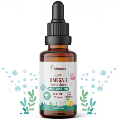 Blendea KIDS Kapky Omega-3 s rybím olejem 30 ml – Hledejceny.cz