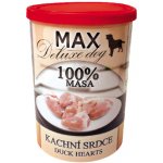 Max Deluxe Adult kachní srdce 400 g – Sleviste.cz