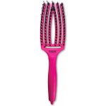 Kartáč Olivia Garden Fingerbrush Combo Medium ThinkPink Edition neonově fialový – Zboží Dáma