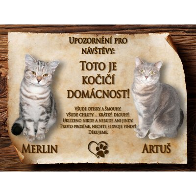 Cedulky-sporthobby CZ116 Cedulka Kočka Vlastní foto 27 x 20 cm – Zboží Dáma
