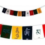 Tibetské modlitební vlaječky Lungta OM MANU PADME HUM 10x13 cm – Hledejceny.cz