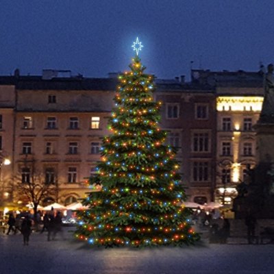 DECOLED LED světelná sada na vánoční stromy vysoké 6-8 m barevná – Hledejceny.cz