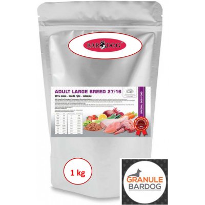 Bardog Hypoalergenní Adult Large Breed 27/16 1 kg – Sleviste.cz
