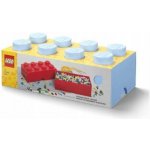 LEGO® úložný box 25 x 25 x 18 cm světle modrá – Sleviste.cz