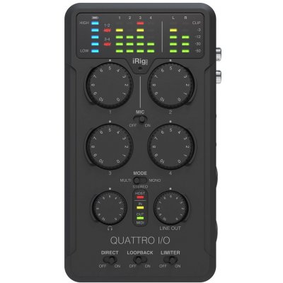 IK Multimedia iRig PRO Quattro I/O – Hledejceny.cz