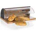 Chlebník jednodílný Banquet GRANDE bílý, šedý plast – Zboží Dáma