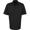 Pánská Košile Premier Workwear pánská košile Pilot s krátkým rukávem a dvěma náprsními kapsami Černá