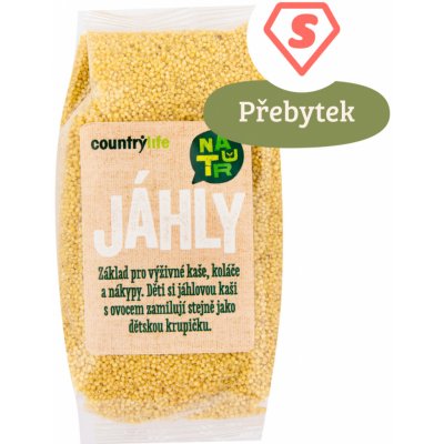 Country Life Jáhly 0,5 kg – Zboží Dáma