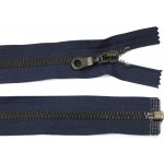 WICO Kovový zip no.5 rozepínací 65cm (staromosazné zoubky) - více barev b: 04 tmavě modrá – Hledejceny.cz