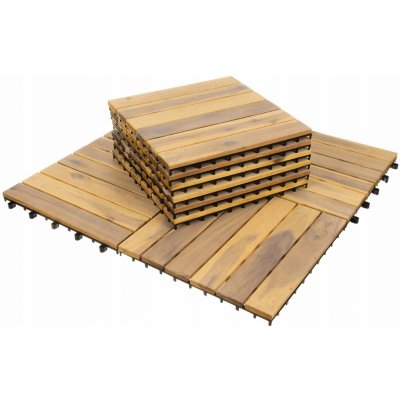 Malatec 11967 30 x 30 cm dřevěné matné 10 ks – Zboží Mobilmania