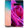 Pouzdro a kryt na mobilní telefon Samsung Pouzdro ACOVER Samsung Galaxy S10 Plus G975 s motivem Rose