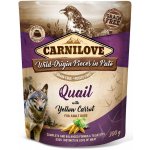 Carnilove Dog Pouch Paté Quail & Yellow Carrot 12 x 300 g – Hledejceny.cz