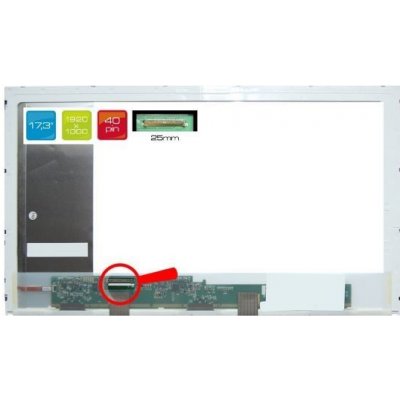 LCD displej display Sony Vaio SVE17125CXB 17.3" WUXGA Full HD 1920x1080 LED matný povrch – Zboží Živě