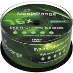 MediaRange DVD-R 4,7GB 16x, cakebox 50ks (MR444) – Zboží Živě