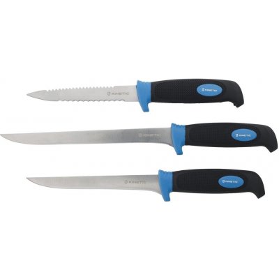 Kinetic sada filetovacích nožů s brouskem SS Filleting Knife Set 3 ks – Zboží Mobilmania