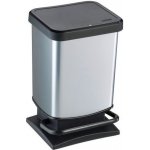 Rotho Paso Odpadkový koš 20 l, stříbrný 1754011005 – Zboží Dáma