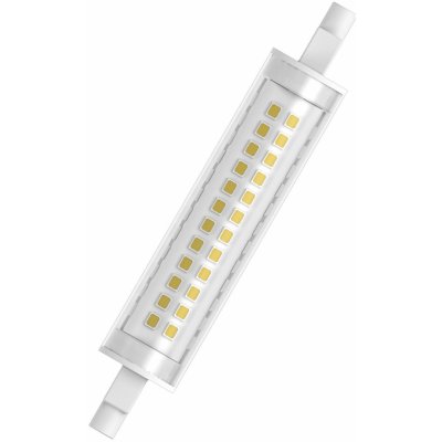 Osram LED žárovka Slim Line, R7s, 12 W, 1521 lm, 2700 K, čirá, 118 mm – Zboží Mobilmania