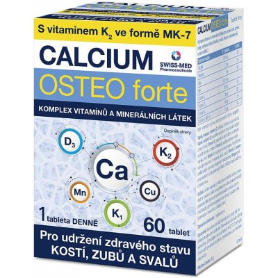 Calcium Osteo forte 60 tablet – Hledejceny.cz