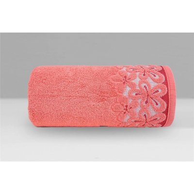 GRENO Luxusní ručník a osuška BELLA korálový ručník 50 x 90 cm