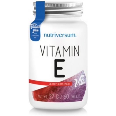 Nutriversum Vitamín E 60 tablet – Hledejceny.cz