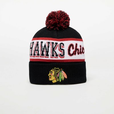 Mitchell & Ness NHL Block Sweep Pom Knit Chicago Blackhawks Black – Hledejceny.cz