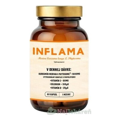 INFLAMA kapsle s kurkuminem a vitamíny 60 tablet – Hledejceny.cz