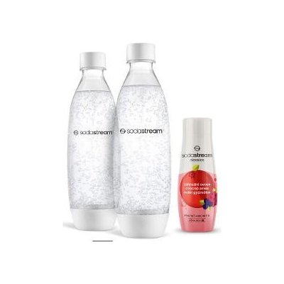 Sodastream Fuse TwinPack White 1l + Ovoce 440 ml – Sleviste.cz