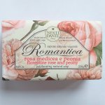 Nesti Dante Romantica mýdlo Růže s pivoňkou 250 g – Zboží Dáma