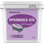 Allnature Epsomská sůl Levandule 5 kg – Zboží Dáma