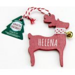 Vánoční dekorace červený sob HELENA – Sleviste.cz