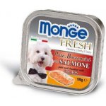 Monge Dog Fresh paštika & kousky s lososem 100 g – Hledejceny.cz