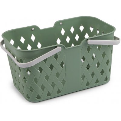 Prima-obchod Plastový košík 18x28,5 cm, barva 2 zelená sv. – Sleviste.cz