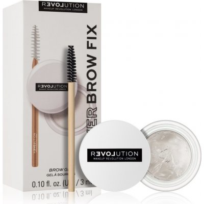 Revolution Relove Power Brow Fix fixační gel na obočí transparentní 3 ml – Zboží Dáma Revolution Relove Power Brow Fix fixační gel na obočí transparentní 3 ml – Zboží Dáma