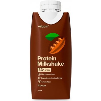 Vilgain Protein Milkshake kakao 330 ml – Zboží Dáma