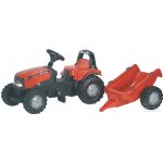 Rolly Toys Šlapací traktor Kid Case s vlečkou červený – Sleviste.cz
