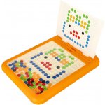 KIK KX3859_1 Magnetická kreslící tabule s barevnými knoflíky – Zboží Dáma